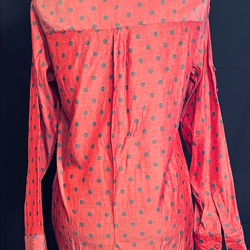 Adorable Polka Dot Button Down Blouse. - image 2